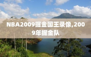 NBA2009掘金国王录像,2009年掘金队