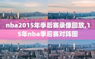 nba2015年季后赛录像回放,15年nba季后赛对阵图