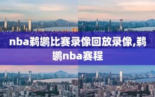 nba鹈鹕比赛录像回放录像,鹈鹕nba赛程
