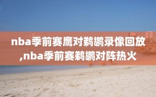 nba季前赛鹰对鹈鹕录像回放,nba季前赛鹈鹕对阵热火