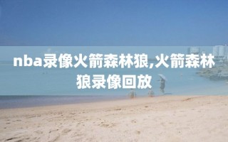 nba录像火箭森林狼,火箭森林狼录像回放