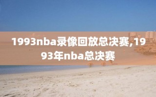 1993nba录像回放总决赛,1993年nba总决赛