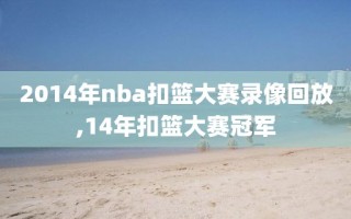 2014年nba扣篮大赛录像回放,14年扣篮大赛冠军
