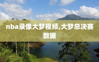 nba录像大梦视频,大梦总决赛数据